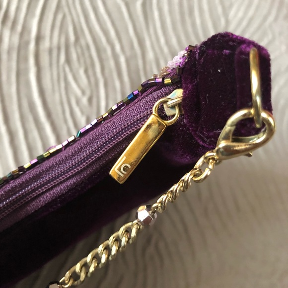 🎉🌹HP🌹🎉Liz Claiborne Beaded Evening Hand Purse - Picture 5 of 10